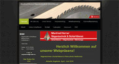 Desktop Screenshot of hr-saegentechnik.de